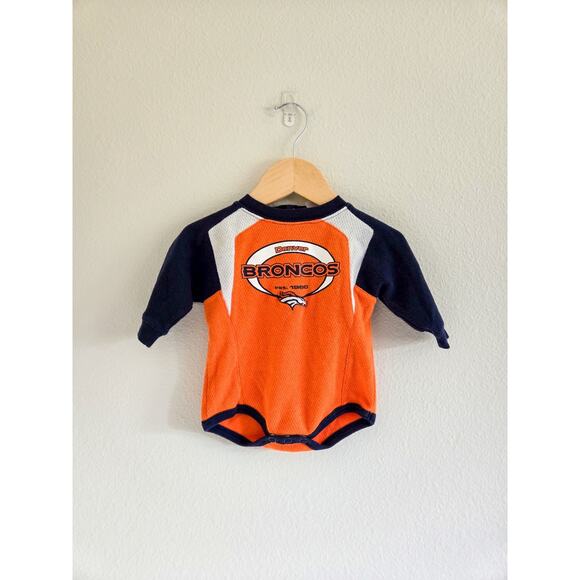 Vintage NFL Denver Broncos Long Sleeve Bodysuit - Picture 1 of 4